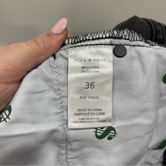 Five Four Men’s Buchanan Straight Jeans in Gray 36 - Picture 10 of 11